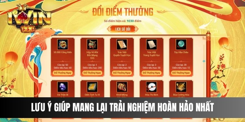 Đừng bỏ qua lưu ý giúp mang lại trải nghiệm hoàn hảo nhất