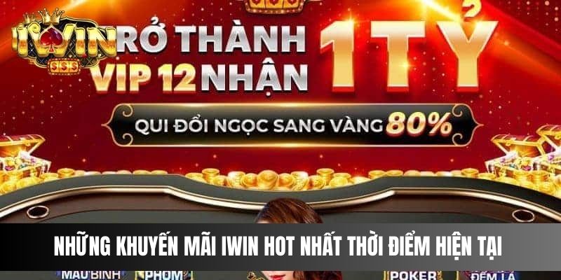 Những Khuyến mãi IWIN Hot nhất thời điểm hiện tại 