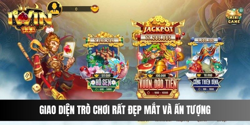 Toàn bộ hình ảnh giao diện trò chơi rất đẹp mắt và ấn tượng